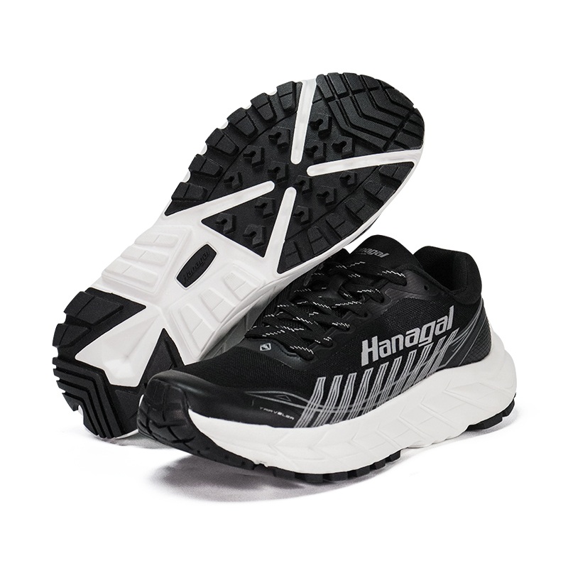 Gummi Jacquard Stof Åndbar EVA Fritidssneaker